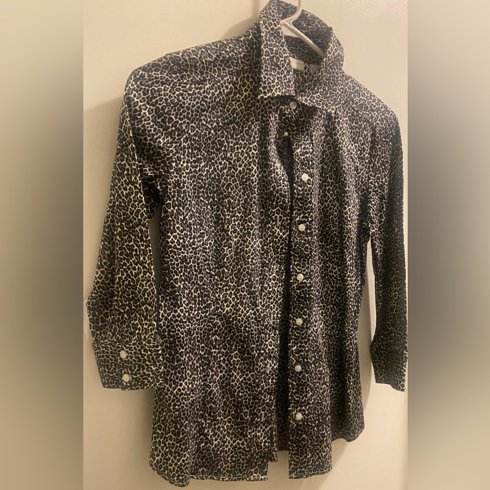 Leopard print blouse